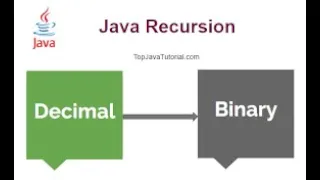 Recursion How to convert decimal to binary number using recursion in java