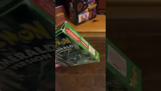 Got my first ever complete in box gameboy advance game Pokemon Emerald