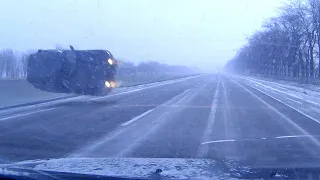 Icy Road Madness Caught on Camera