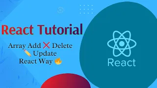 React JS Tutorial in Hindi Add Delete Update Array in JavaScript Immutable Way