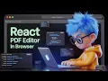 Build a React PDF Editor in Browser to Highlight Annotate PDF Using react-pdf PDF-LIB in TS