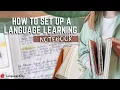How to create a language learning