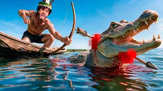 ‼️Sobrevivimos 24 Horas cazando como Nativos en el AMAZONAS‼️