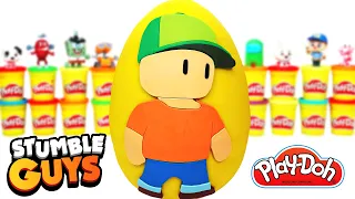 Stumble Guys Oyunu Mr Stumble Sürpriz Yumurta Oyun Hamuru PlayDoh Karakter Oyuncakları