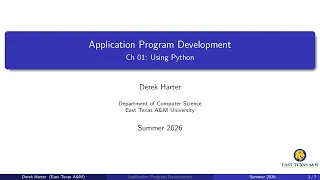 Ch 01 sec 5 Using Python