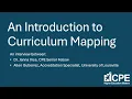 An Introduction to Curriculum Mapping