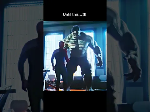 Spiderman BND hulk hits different ☠️#shorts