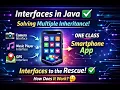 Real-Time Example of Interfaces in Java Smartphone App Concept