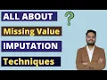 All about missing value imputation techniques missing value imputation in machine learning