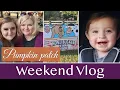 Weekend vlog Fall family fun at the pumpkin patch Little Blessed Nest Honeysuckle Hill Farm