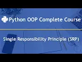 Single Responsibility Principle SPR in Python OOP