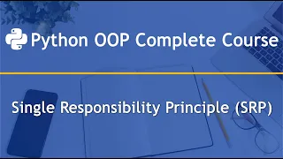 Single Responsibility Principle SPR in Python OOP