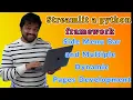 Streamlit Development Part 2 - Side Menu Bar Multiple Page Development