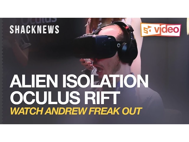ALIEN ISOLATION on Oculus Rift makes Andrew freak out!