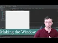 Creating the Window Java Pong Part 1