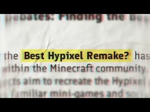 Minecraft server video for LegitPixel