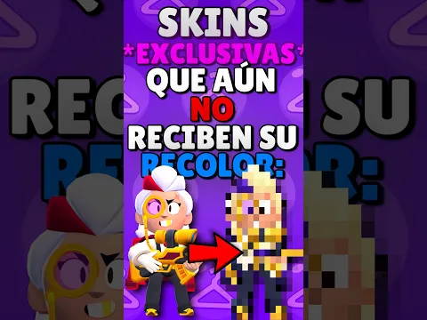 😟 Skins Exclusivas que aún ❌ NO TIENEN REECOLORS en Brawl Stars #brawlstars