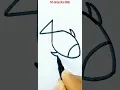 Download Lagu How To Draw A Fish from Number 4 | Easy Way To draw Fish | Easy drawing Step by step