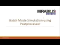 Batch Mode Simulation Quick Start
