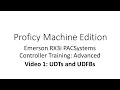 1 - UDTs and User Defined Function Blocks