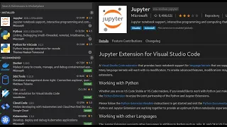 Data science using Jupyter Notebook on Visual Studio Code