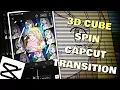 How To Edit on CapCut 3D Cube Spin CapCut Transition CAPCUT TUTORIAL