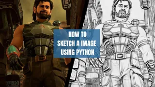 Mastering Artistic Outlines in Python OpenCV and Turtle Graphics Tutorial
