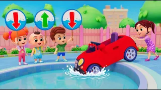 Sink or Float Challenge for Kids! Fun Pool Experiment, Guessing Game & Learning Science for Children