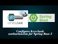 Part 10 1 - Configure Keycloak for Spring Boot 3 authentication