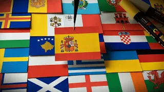 Spain Flag Drawing