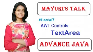 AWT Controls Tutorial TextArea Methods and Constructors Mayuri s Talk Mayuri Mali