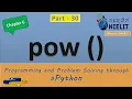 python pow function in hindi with example