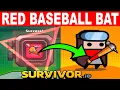 Survivor io Red Baseball Bat - Legendary Red Baseball Bat