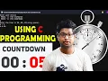 How to make stopwatch and countdown timer using c programming IT SOLUTIONS