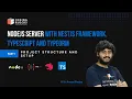 NodeJS server with NestJS Framework TypeScript and TypeORM - Part 1 Project Structure and Setup
