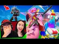 My Girlfriend and I DEFEND OUR HOME Fortnite