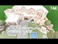 Blush Large Family House Bloxburg Build