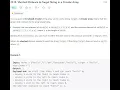 Solving Leetcode Shortest Distance to Target String in a Circular Array