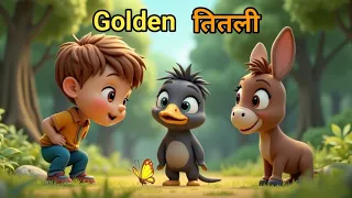 Golden त तल Butterfly Toons Kids Cartoon Moral Story Forest Cartoons Kids Animation 