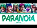 HEARTSTEEL 'PARANOIA' ft. BAEKHYUN, tobi lou, ØZI, and Cal Scruby Lyrics | LEAGUE OF LEGENDS