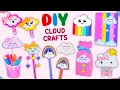 12 DIY CLOUD THINGS PART II - Cloud Themed School Supplies