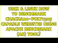 Unix Linux How to benchmark ChaCha20-Poly1305 capable websites using Apache Benchmark ab tool