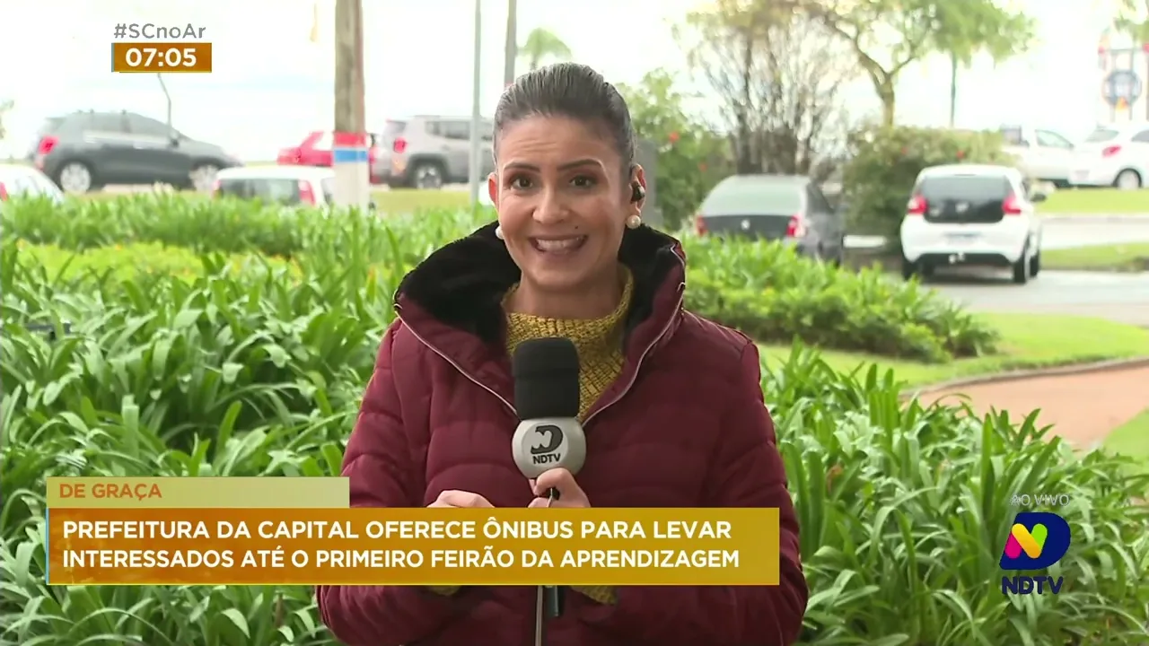 Florianópolis disponibiliza ônibus, de graça, para o 1º Feirão da Aprendizagem