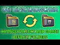 Launcher change PROJECTS and GAMES default folders