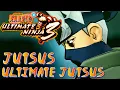 NARUTO Ultimate Ninja 3 | Jutsus \u0026 All Ultimate Jutsus (Jutsus \u0026 Tecnicas Definitivas)