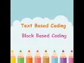 Early Learners Block Based Coding