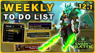 Everything to do this WEEK on 12 1 Launch for WoW Midnight