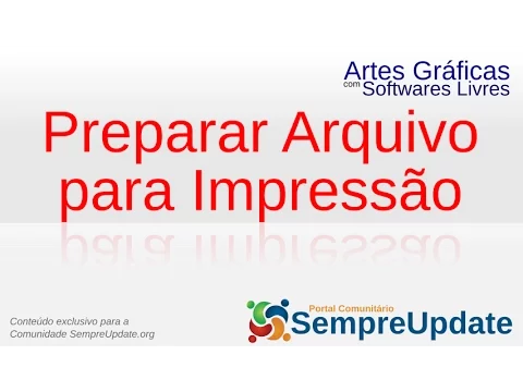 Curso online Artes Gráficas com Softwares Livres – Preparar Arquivo para Impressão