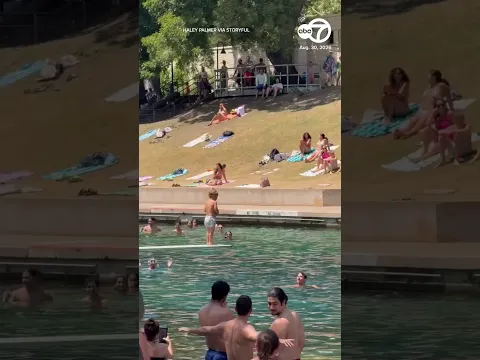 Crowd Cheers for Little Boy as He Braves Diving Board