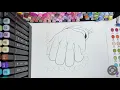Elegant Nail Art Coloring Page Beautiful Nails Coloring with Markers